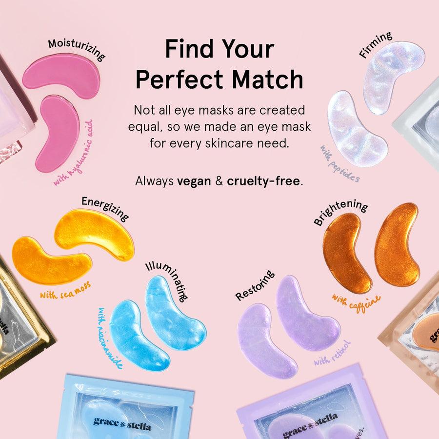 revitalizing bronze eye masks