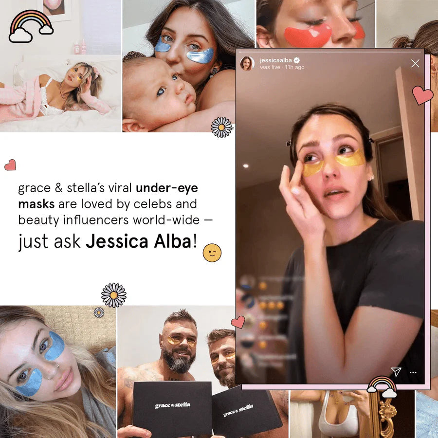 moisturizing pink eye masks