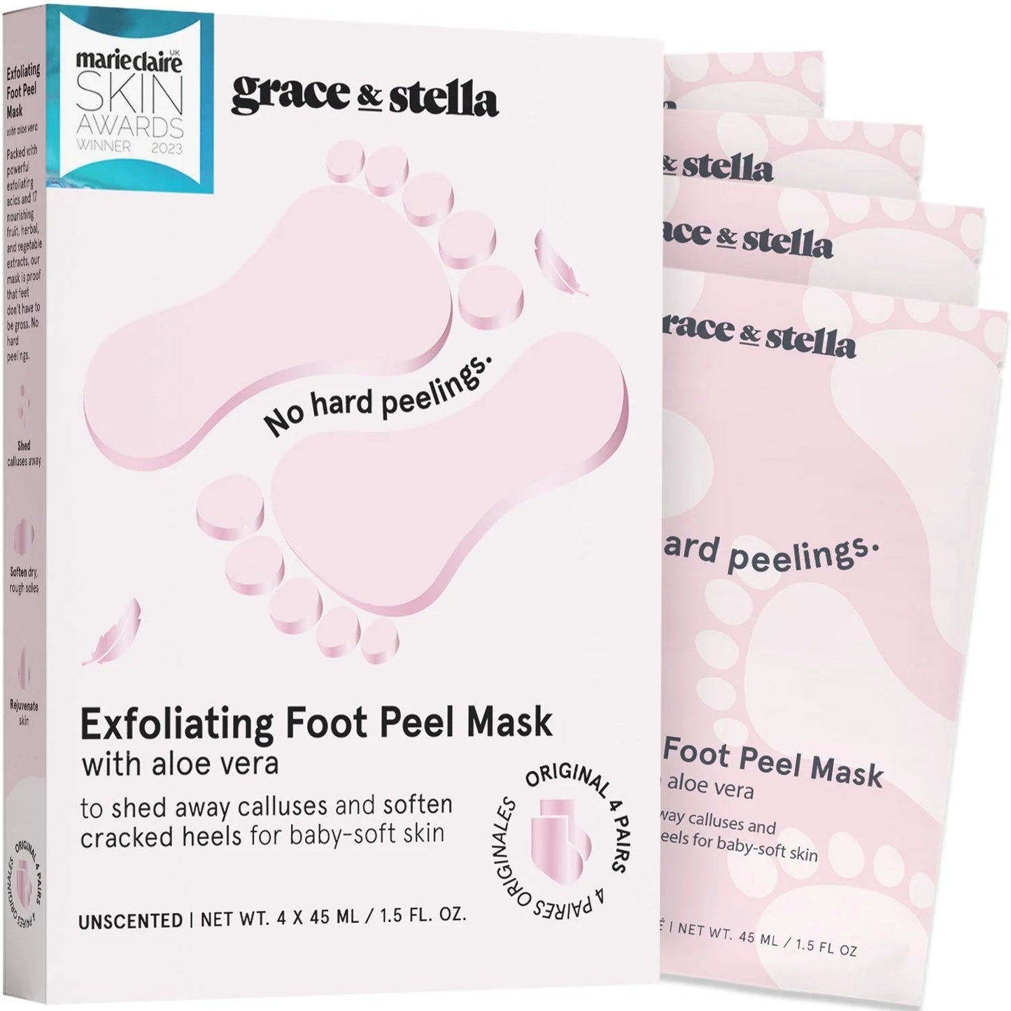 exfoliating foot peel mask