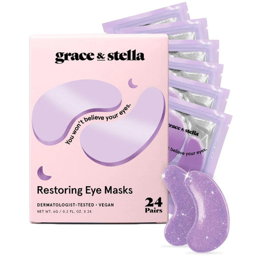 restoring purple eye masks