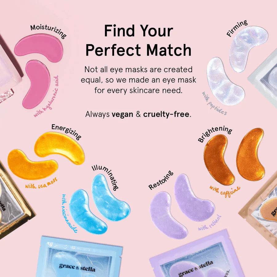 moisturizing pink eye masks