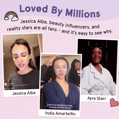 moisturizing pink eye masks